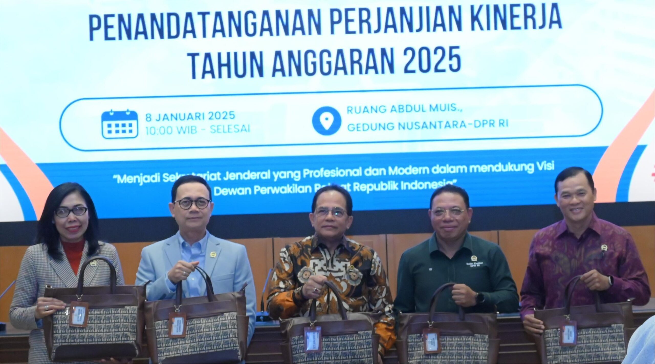 Unit Kerja Setjen DPR Diharapkan Lebih Kreatif Merealisasikan Anggaran