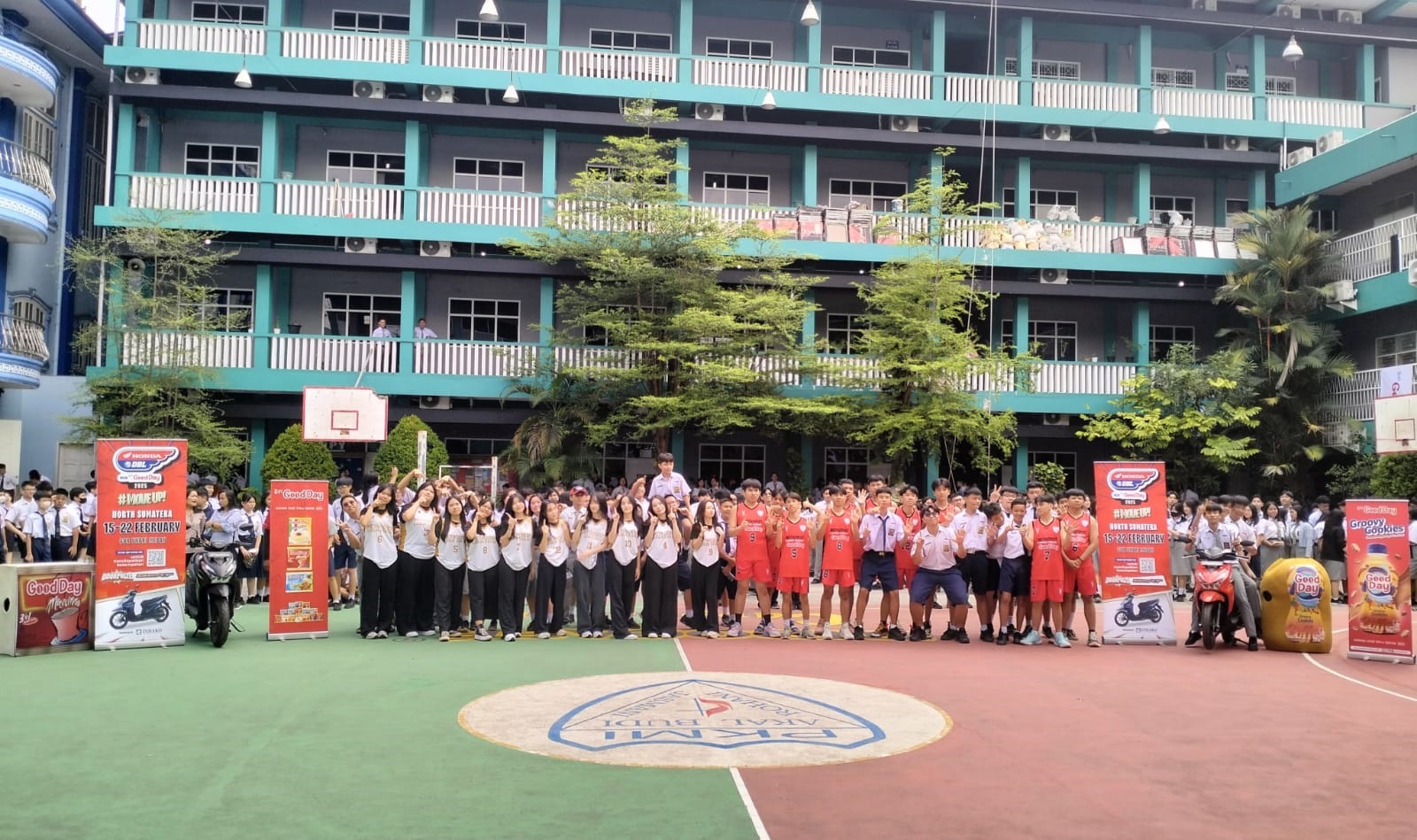 Road Show Honda DBL 2025, Bakar Semangat Tim Basket SMA Global Prima