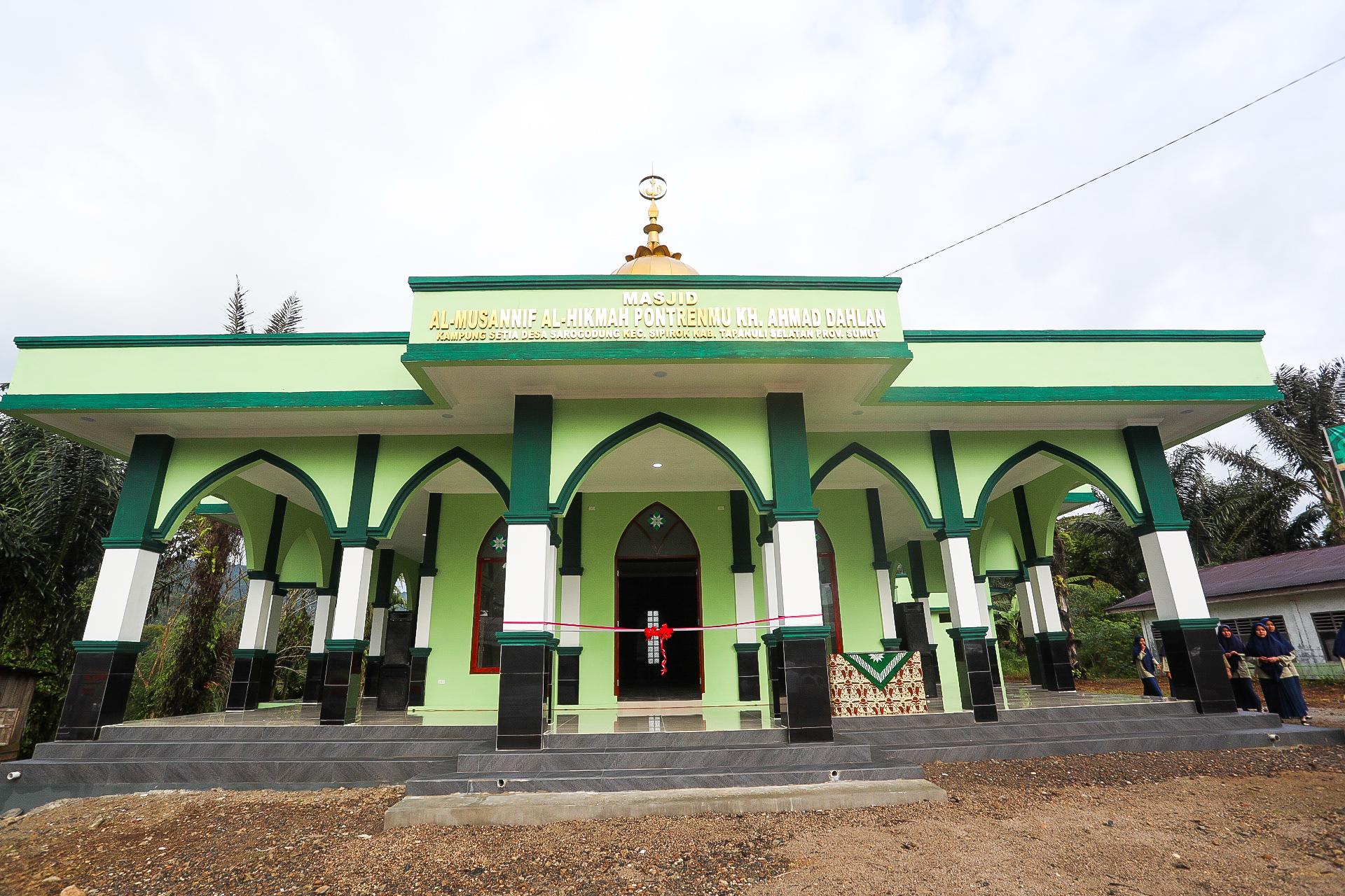 Masjid Ke-51 Haji Anif Diresmikan Di Ponpes Muhammadiyah Tapsel