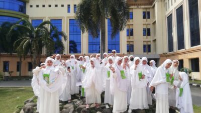 Bekali Siswa Tentang Ibadah Haji, SMP Darussalam Medan Gelar Praktek  Manasik Haji