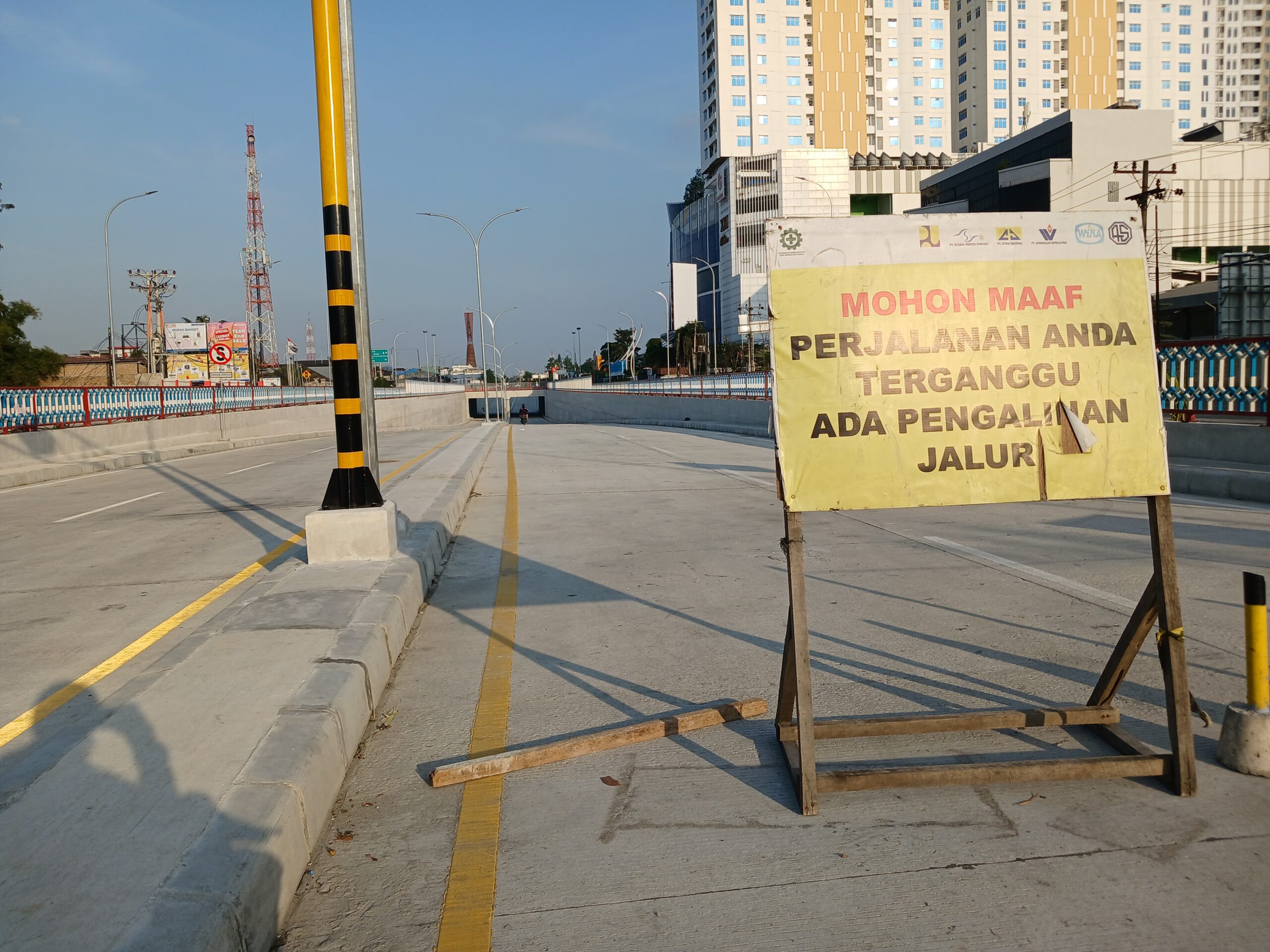 Pasca Sebulan Rampung, Underpass Gatot Subroto Belum Difungsikan