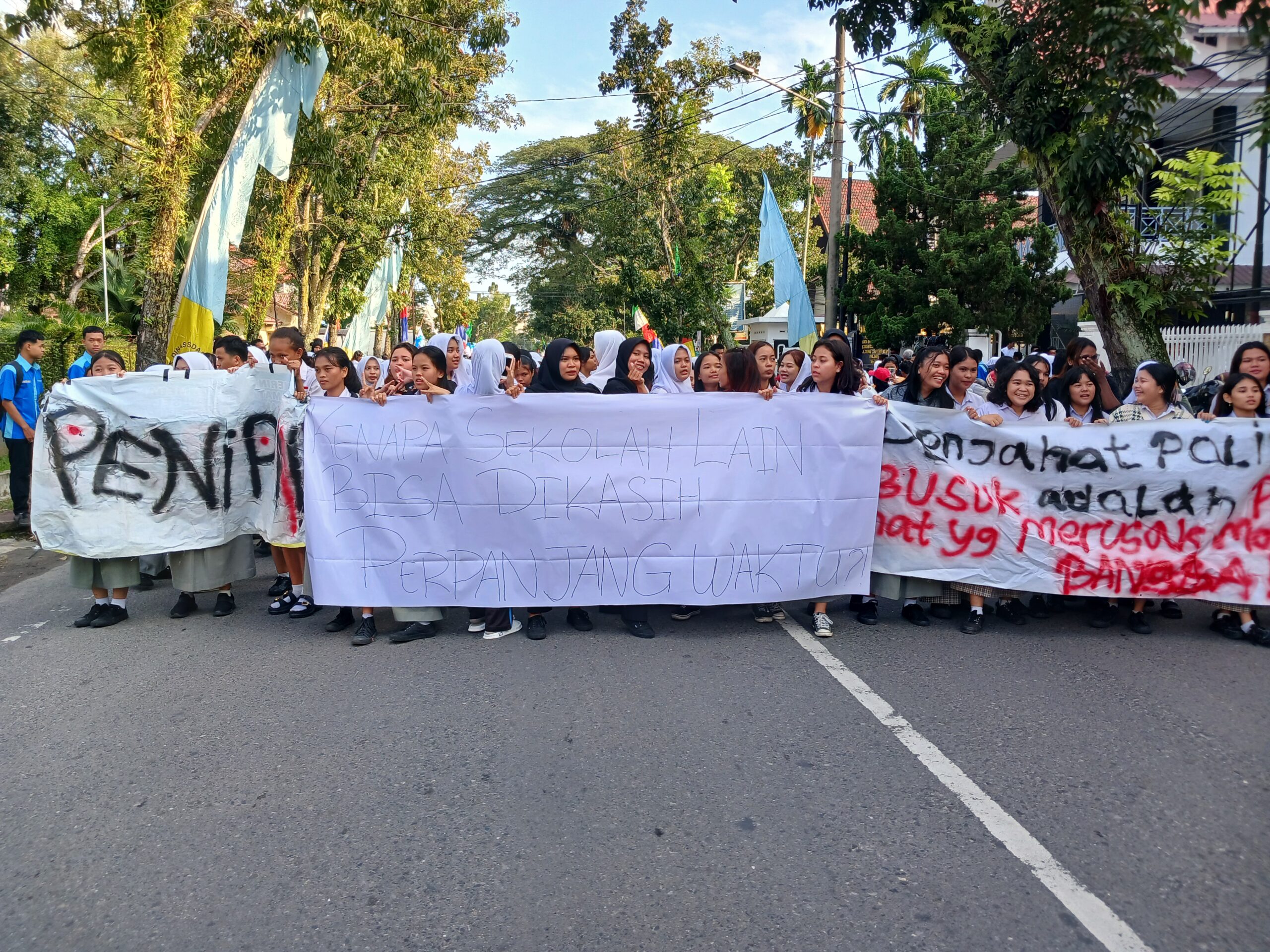 Pasca Ditutupnya Pendaftaran SNBP, Siswa SMKN 10 Medan Kembali Demo