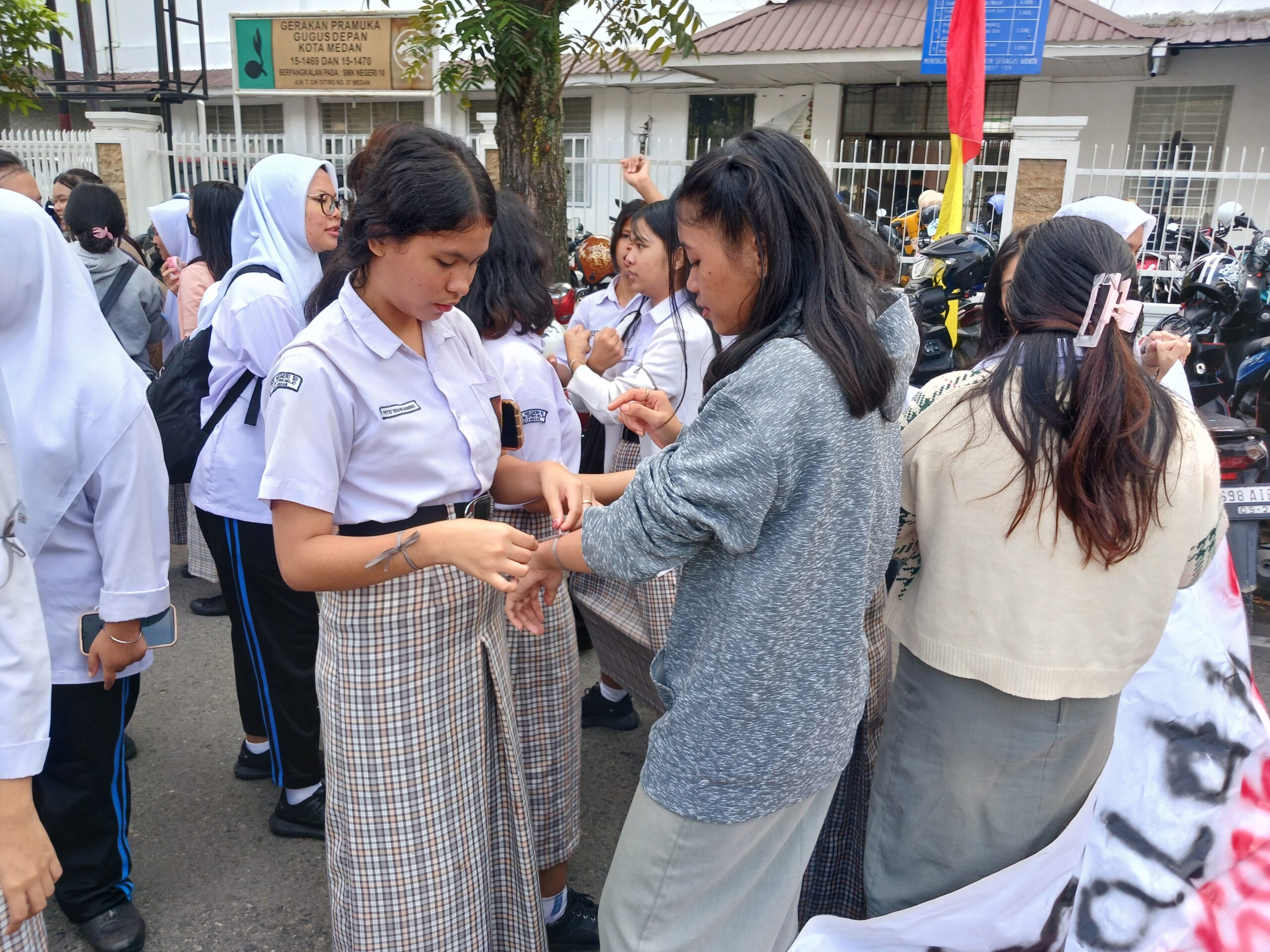 Pasca Ditutupnya Pendaftaran SNBP, Siswa SMKN 10 Medan Kembali Demo