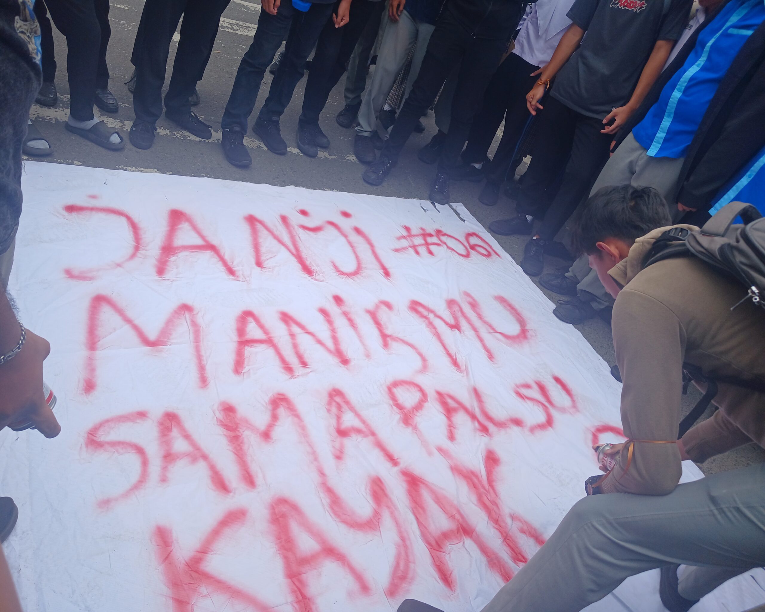 Kumpulan Foto Demo Siswa SMKN 10 Medan