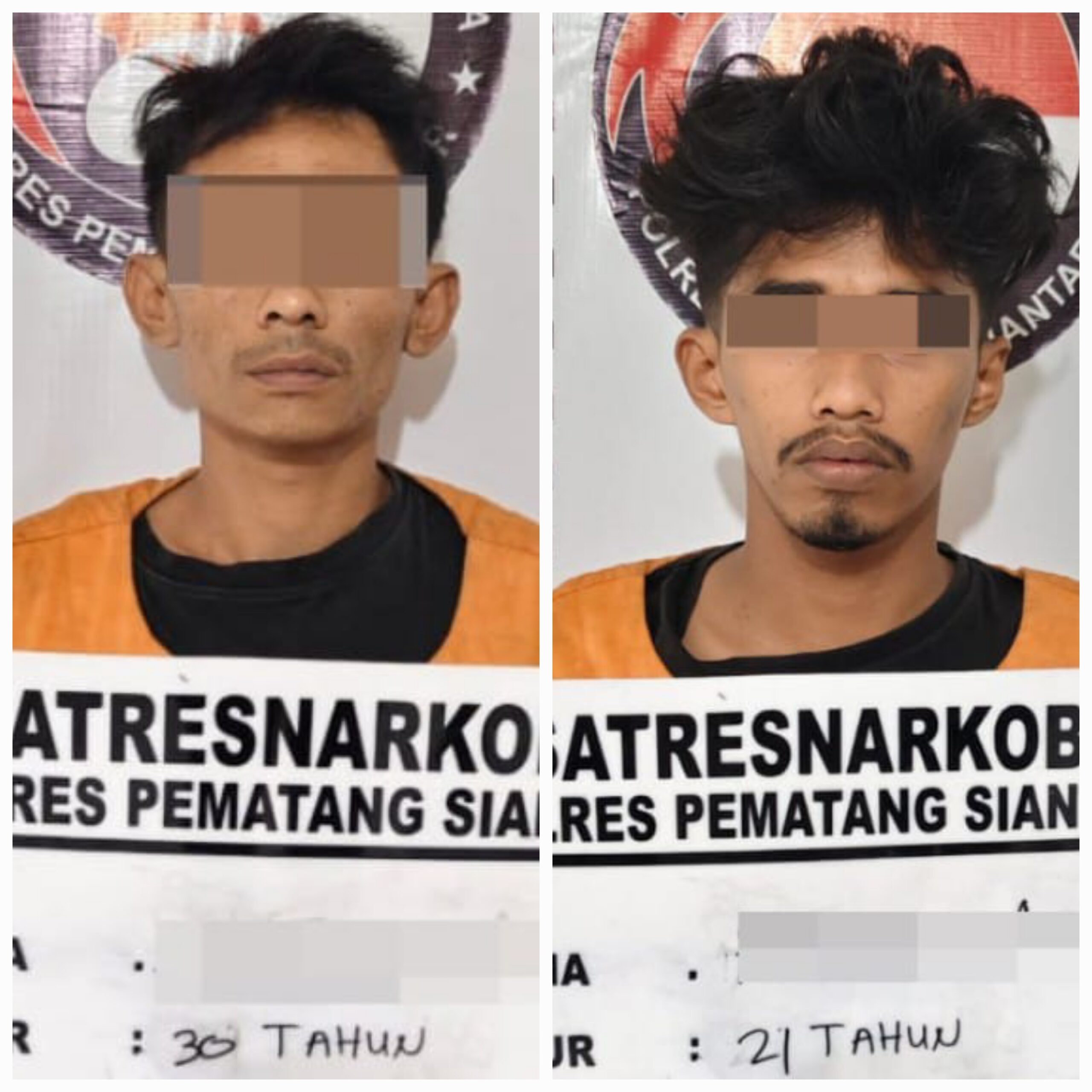 Polres Pematangsiantar melalui Sat Resnarkoba meringkus terduga pelaku peredaran narkotika jenis sabu-sabu, pria JP, 30, di Jl. Farel Pasaribu, Kel. Pardamean, Kec. Sianțar Marihat, Rabu (12/2) pukul 00:35 dan pemilik sabu dan ganja, pria JS, 21, di Jl. Melanthon Siregar, Kel. Karo, Kec. Sianțar Selatan, Selasa (11/2) pukul 22:15 serta menyita barang bukti sabu dan ganja serta barang bukti lainnya.(Waspada-Ist).