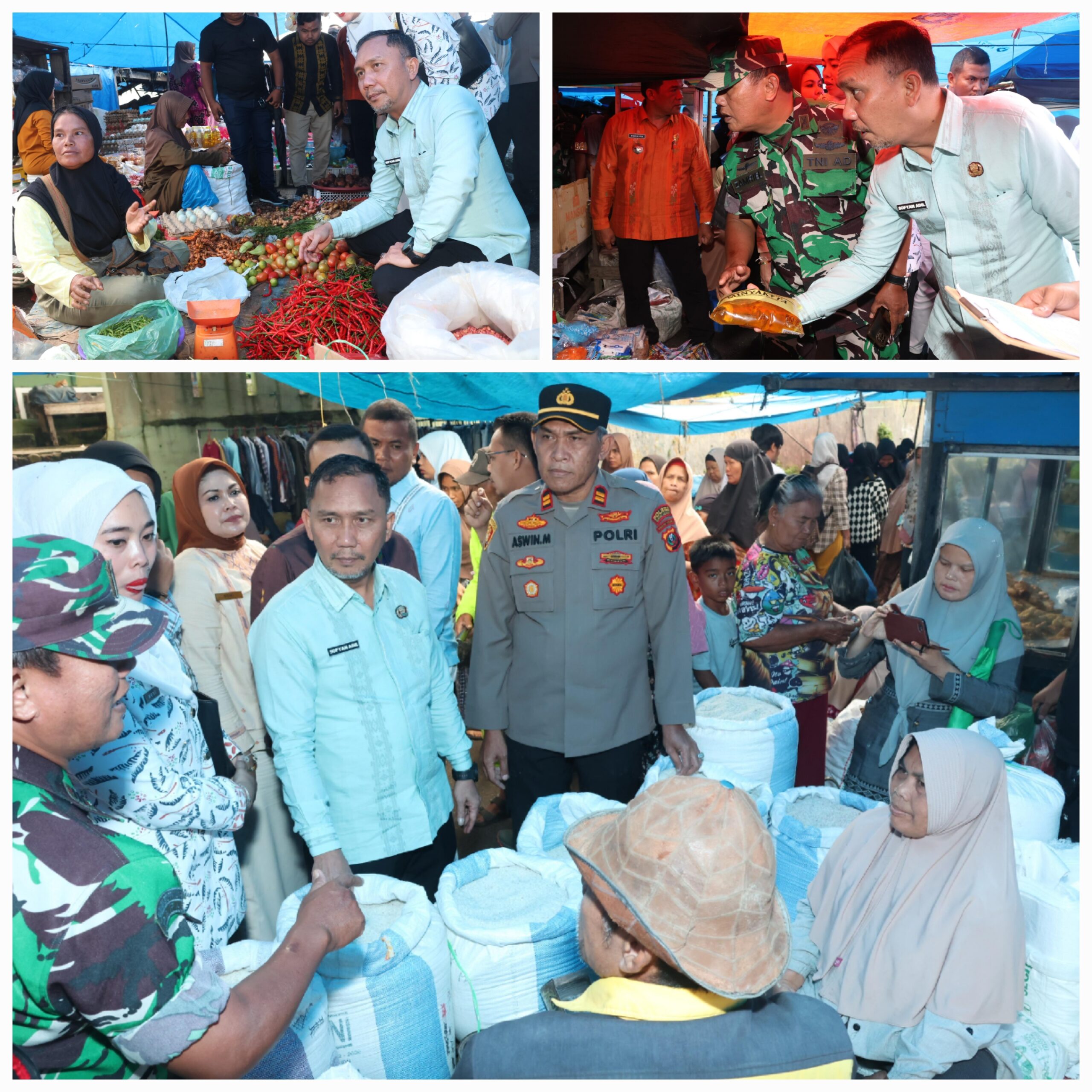 Jelang Ramadhan, Sekda Tapsel Pantau Stabilitas Harga Pasar