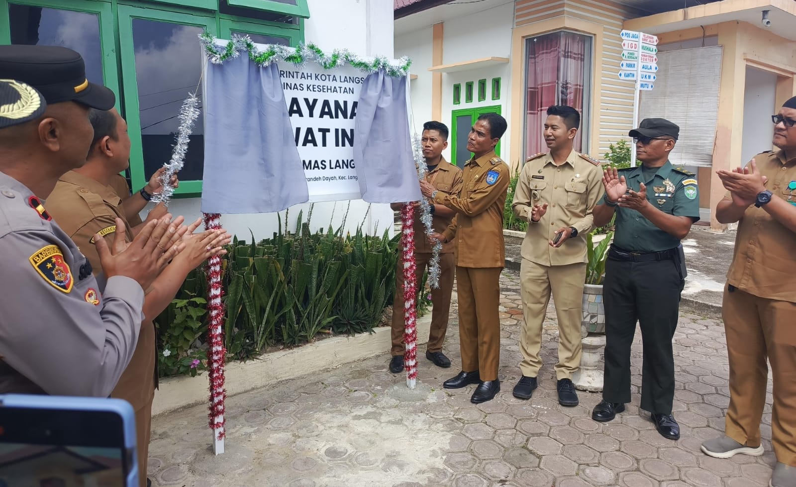 Pj Wali Kota Resmikan Operasional Pelayanan Rawat Inap Puskesmas Langsa Lama