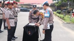 Lima PJU Polres Binjai Diganti