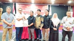 KPU Tetapkan Jonius Taripar Hutabarat Dan Deni Lumbantoruan Bupati Dan Wabup Taput 2025-2030