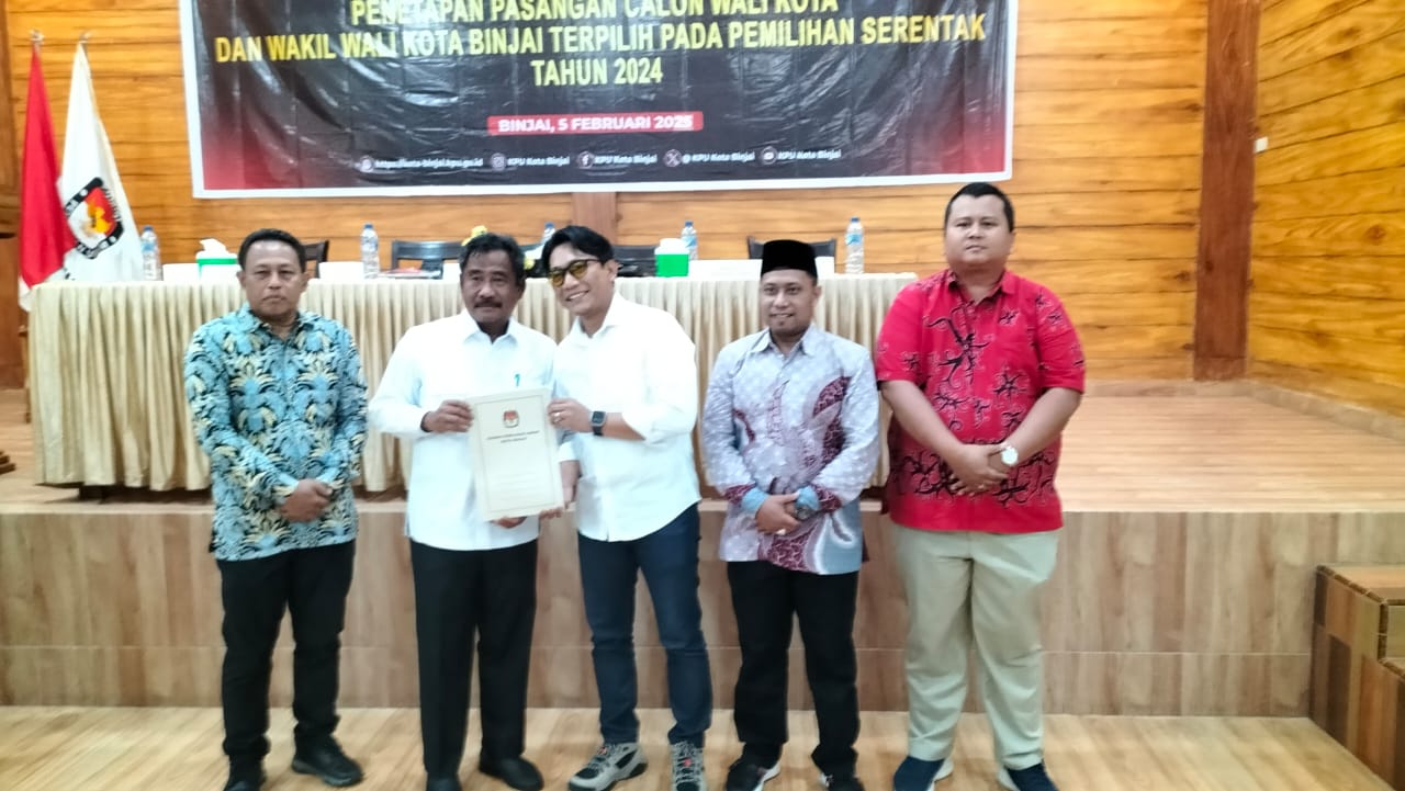 Sah, Amir-Jiji Pemenang Pilkada Binjai