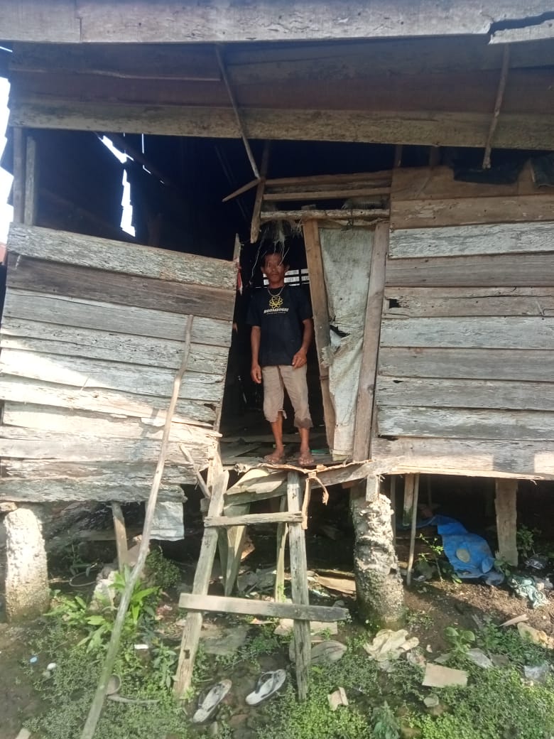 Nasib Pilu Warga Miskin Di Langkat, Tetap Tempati Rumah Meski Terancam Rubuh