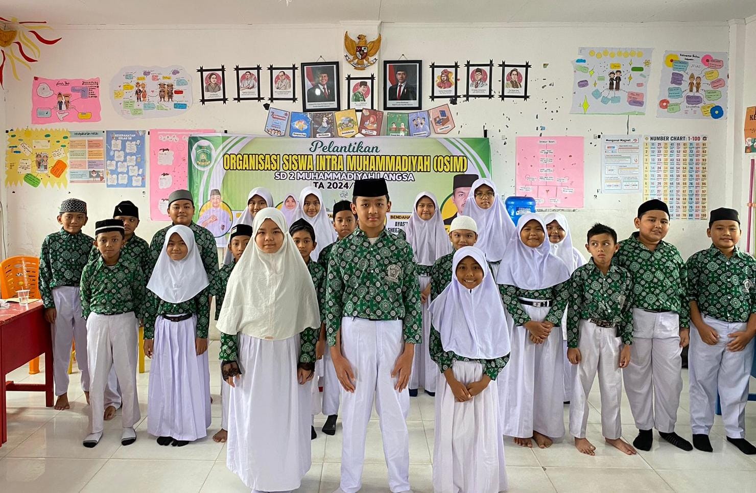 SD 2 Muhammadiyah Langsa Lantik Pengurus OSIMU