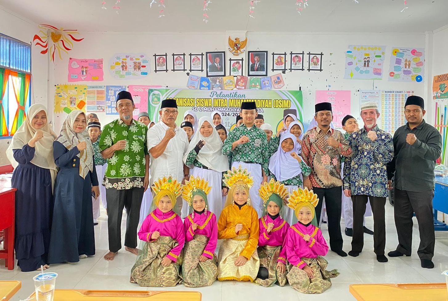 SD 2 Muhammadiyah Langsa Lantik Pengurus OSIMU