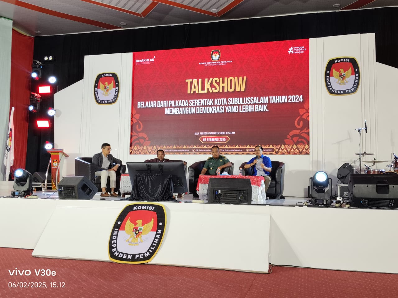 Ketua PWI Subulussalam Narasumber Talkshow Pilkada 2024