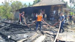 Dua Rumah Hangus Terbakar Di Agara