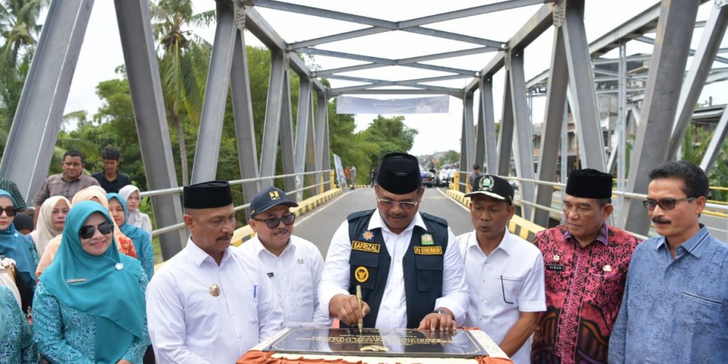 Jembatan Tutu Panjang Samalanga Senilai Rp23,4 Miliar Diresmikan