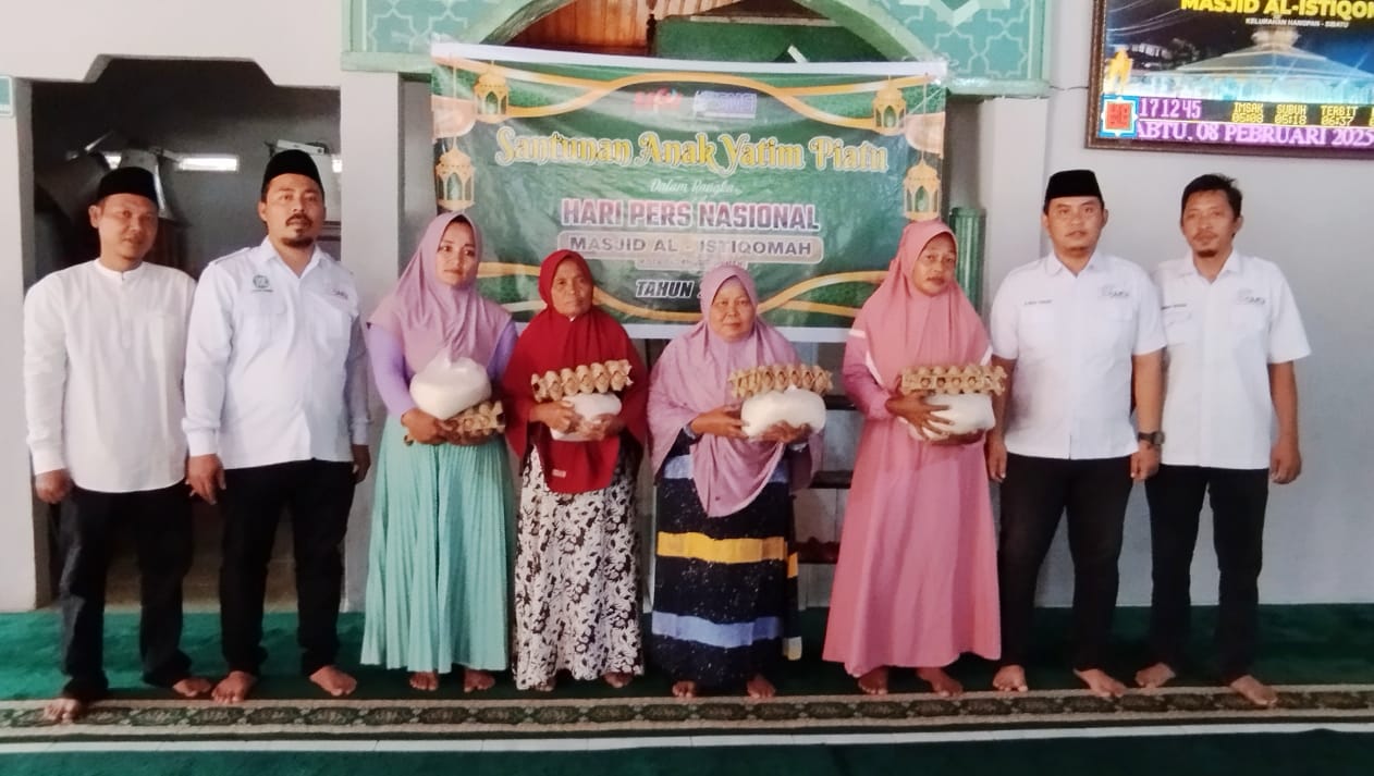 Sambut HPN 2025, SMSI Padangsidimpuan Santuni Anak Yatim