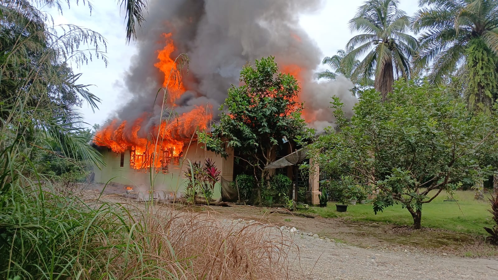 Kebakaran Di Subulussalam Satu Rumah Hangus