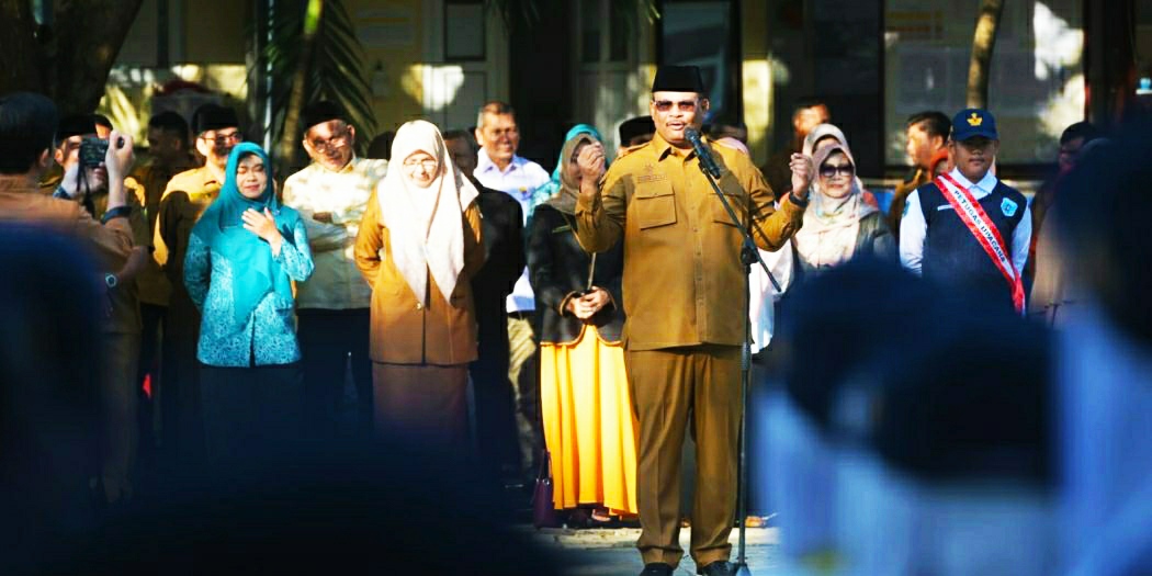 Pj Gubernur Motivasi Pelajar SMPN 6 Banda Aceh