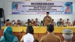 Pj Bupati Langkat Dorong Solusi Konkret Dalam Musrenbang Di Kec Tanjungpura