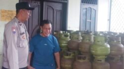 Polres P.Siantar Sambangi Penyalur Gas Antisipasi Penimbunan