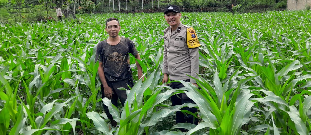 Polres P.Siantar Sambangi Dan Gandeng Warga Manfaatkan Lahan