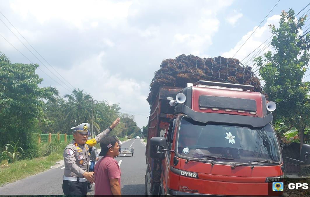 Kasat Lantas Polres Simalungun Awasi Ketat Truk ODOL