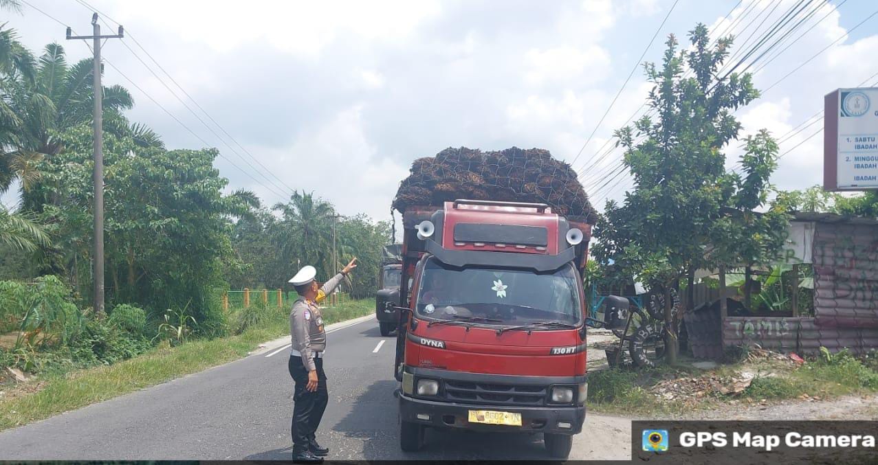 Kasat Lantas Polres Simalungun Awasi Ketat Truk ODOL