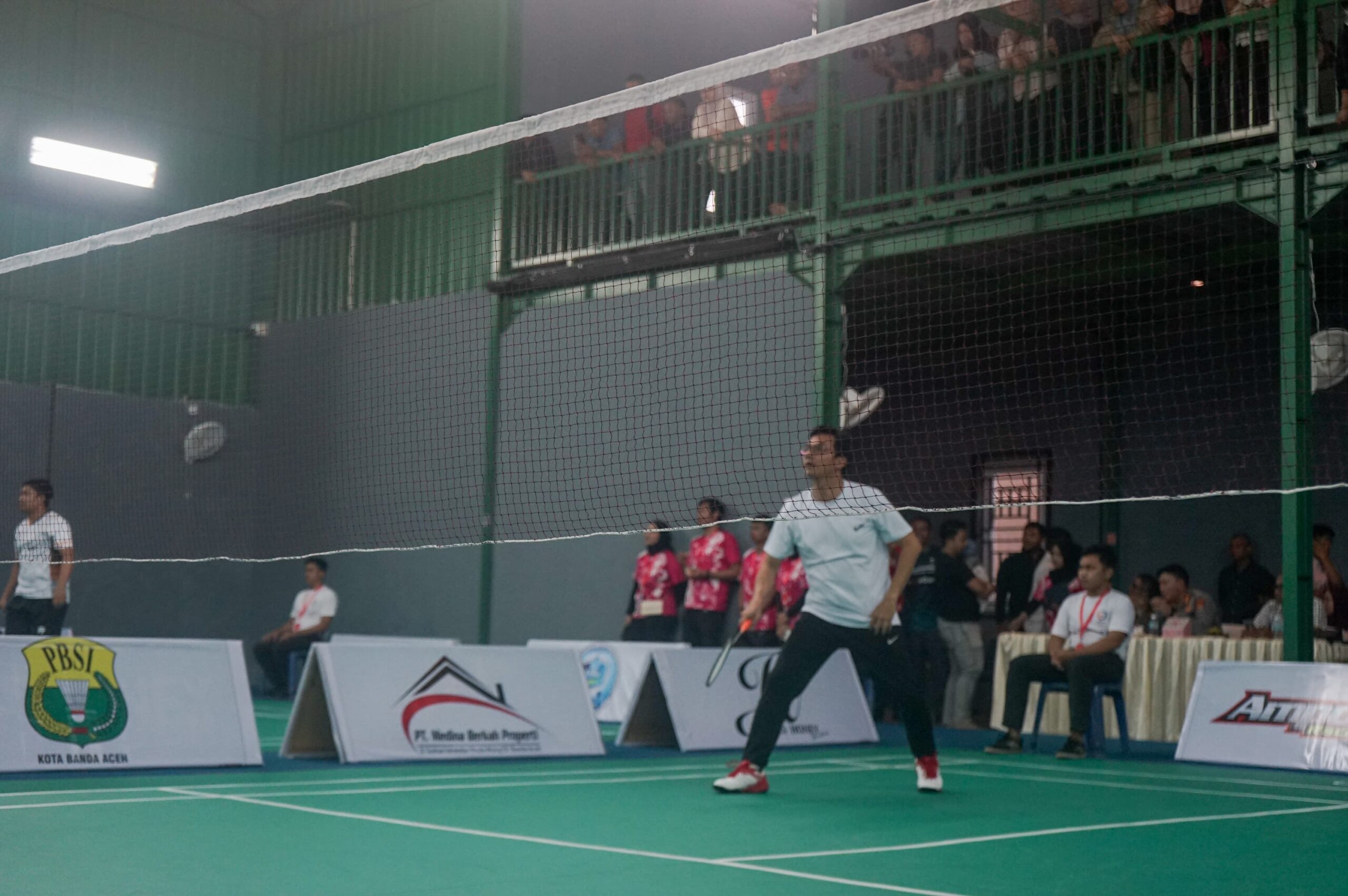 Ketua DPRK Banda Aceh Ikut Meriahkan Turnamen Badminton Sinergi Cup II