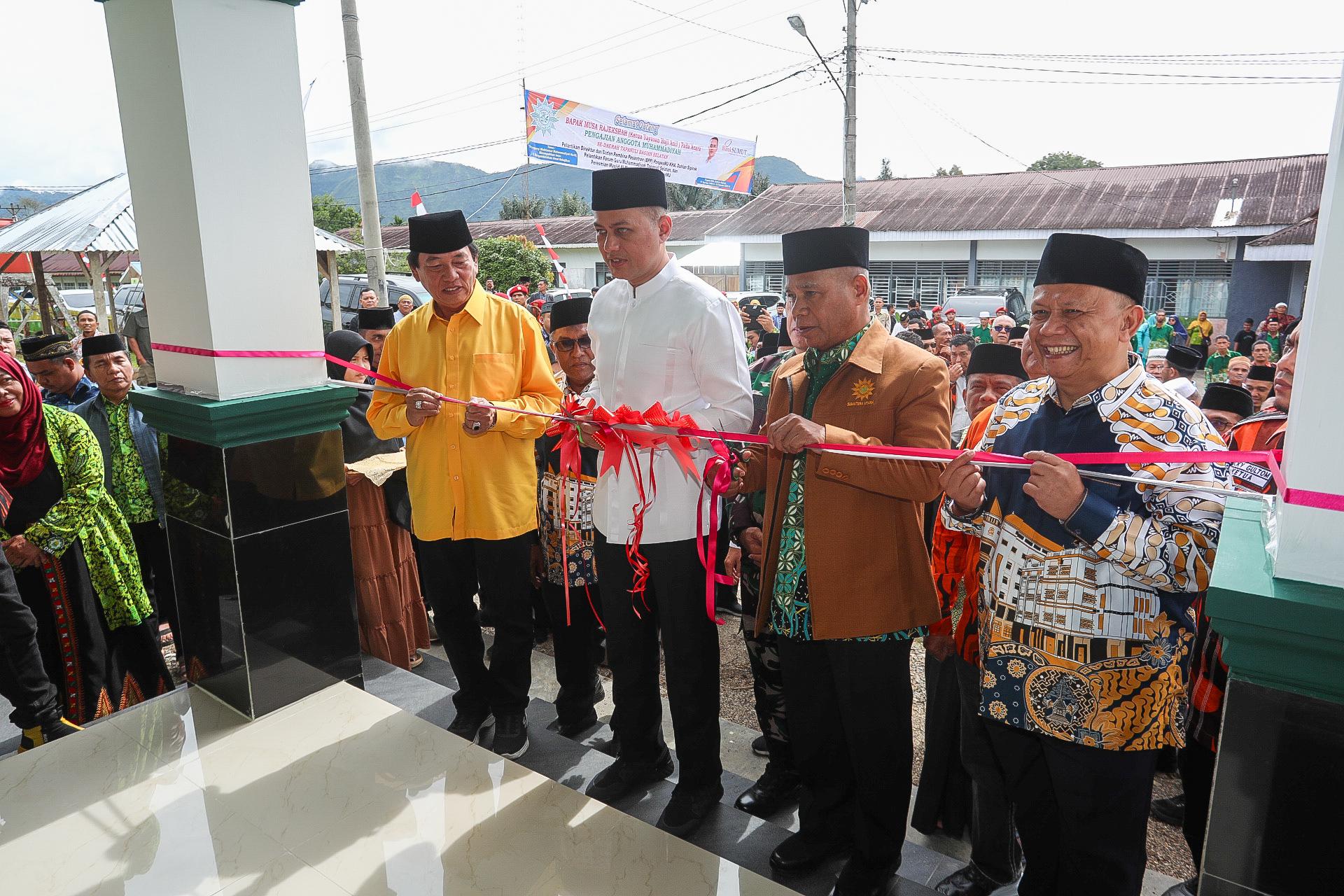 Masjid Ke-51 Haji Anif Diresmikan Di Ponpes Muhammadiyah Tapsel