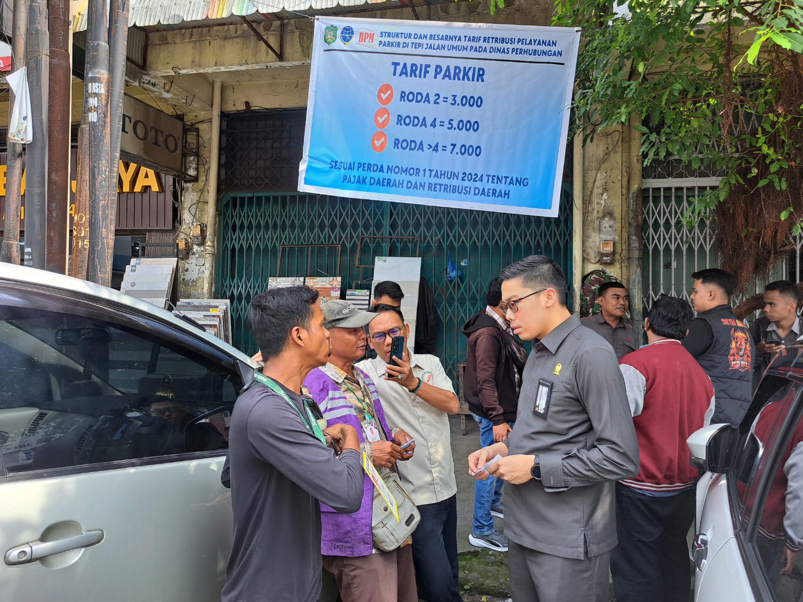 Sidak Di Lapangan, Agus Setiawan Temukan Banyak Karcis Parkir Dicetak Asal Jadi