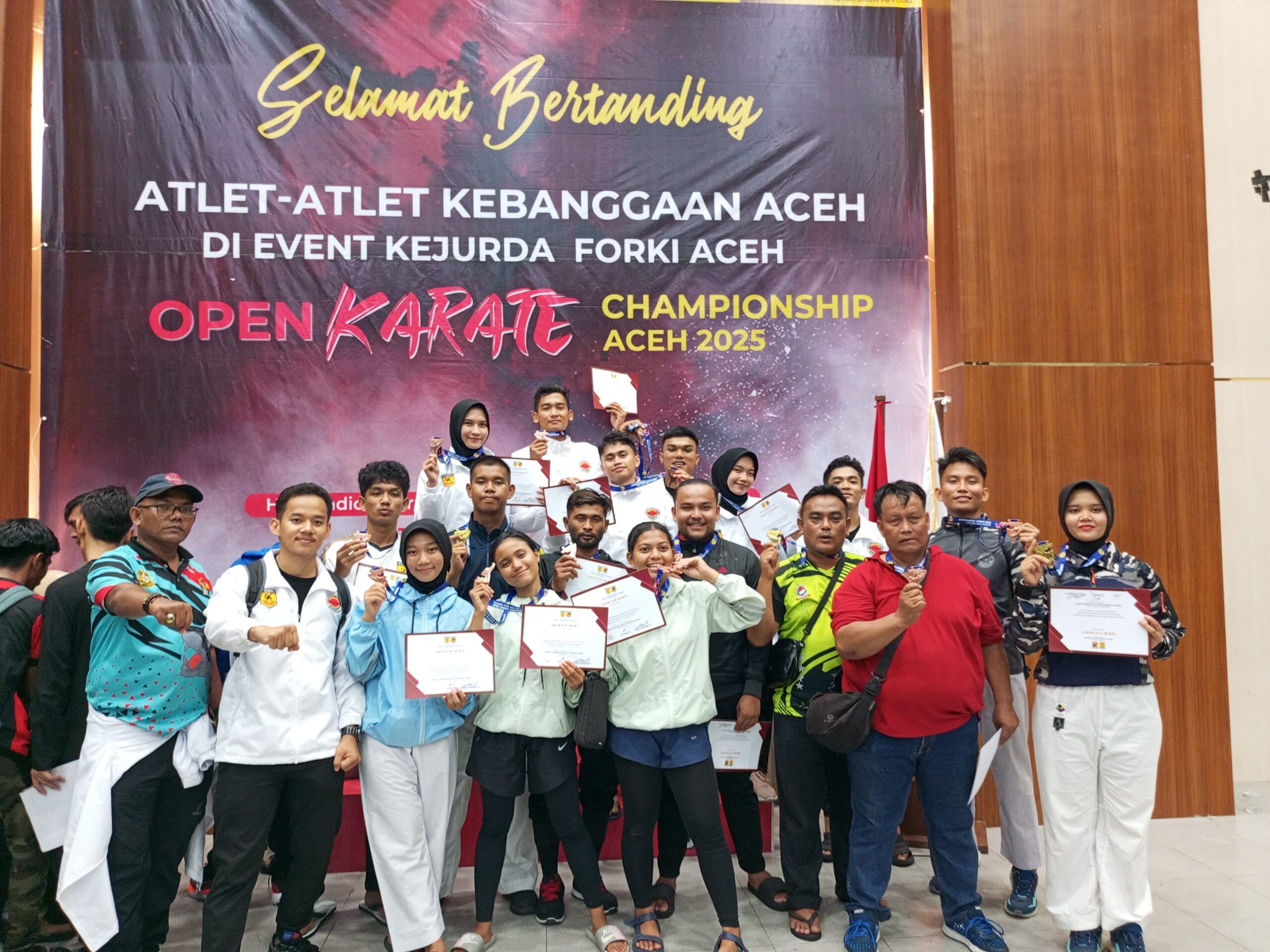 Karateka Polres Sabang Ukir Prestasi