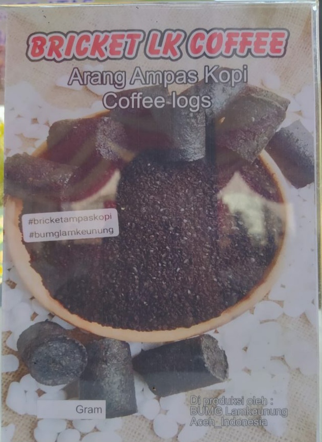 Gampong Lamkeunung Tampilkan Briket Ampas Kopi Di Acara KBN Ke -25 Polresta Banda Aceh