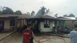 Ditinggal Pergi Ke Ladang, Dua Rumah Di Sidikalang Hangus Terbakar