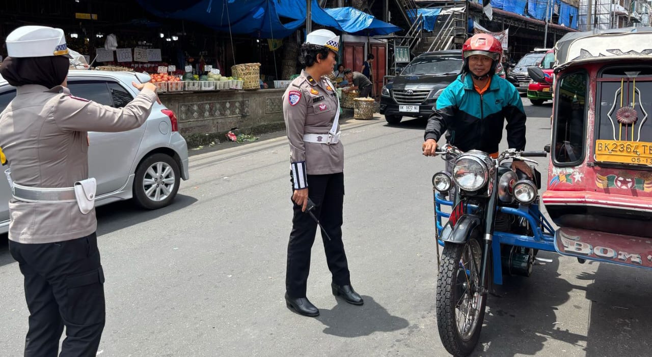 Polres P. Siantar Sosialiasi Dan Penertiban Di Pasar