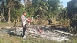 Rumah Warga Ludes Terbakar, Polisi Lakukan Penyelidikan