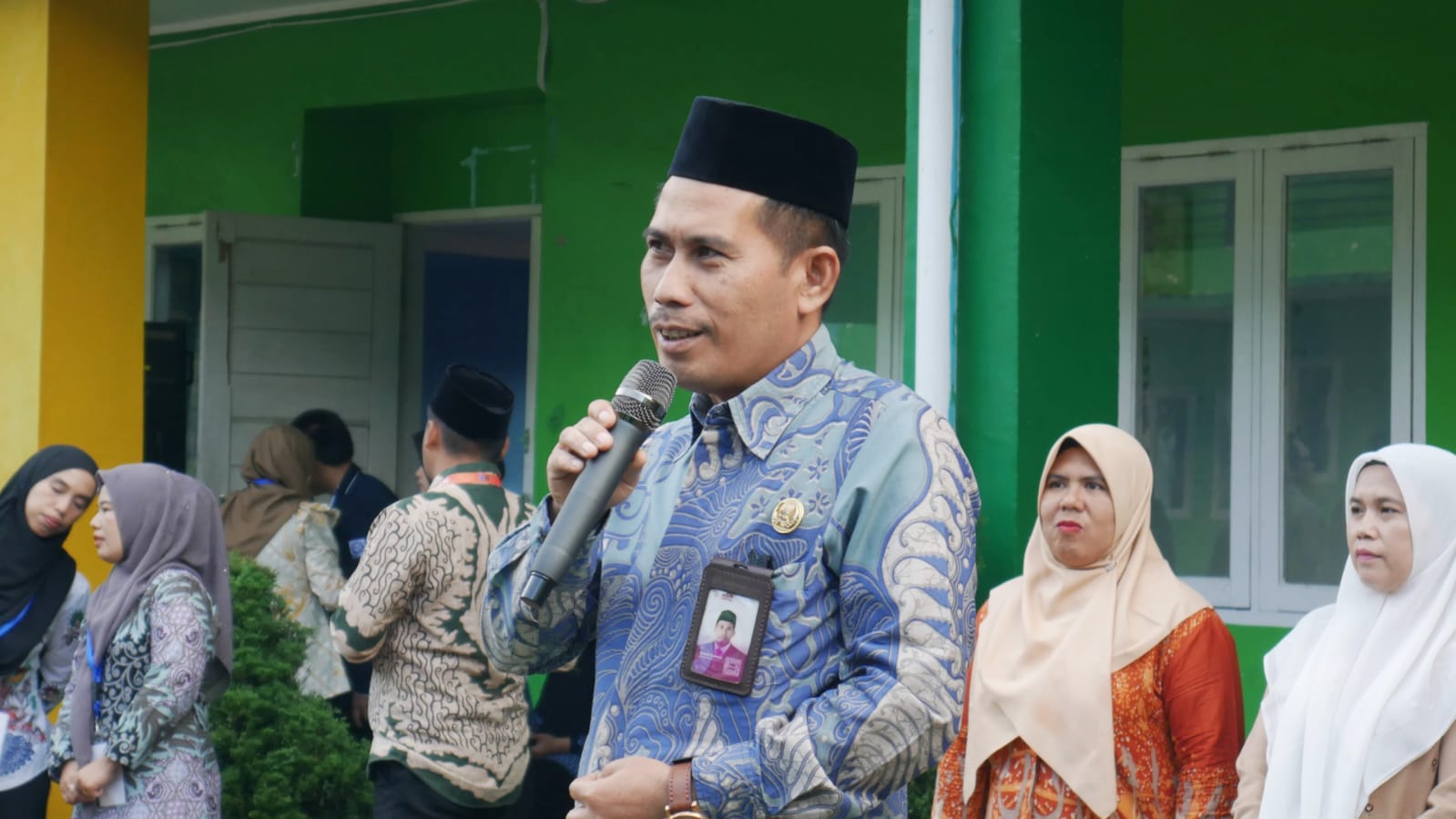 Kakan Kemenag Motivasi Peserta CBT SNPBD MAN IC Tapsel