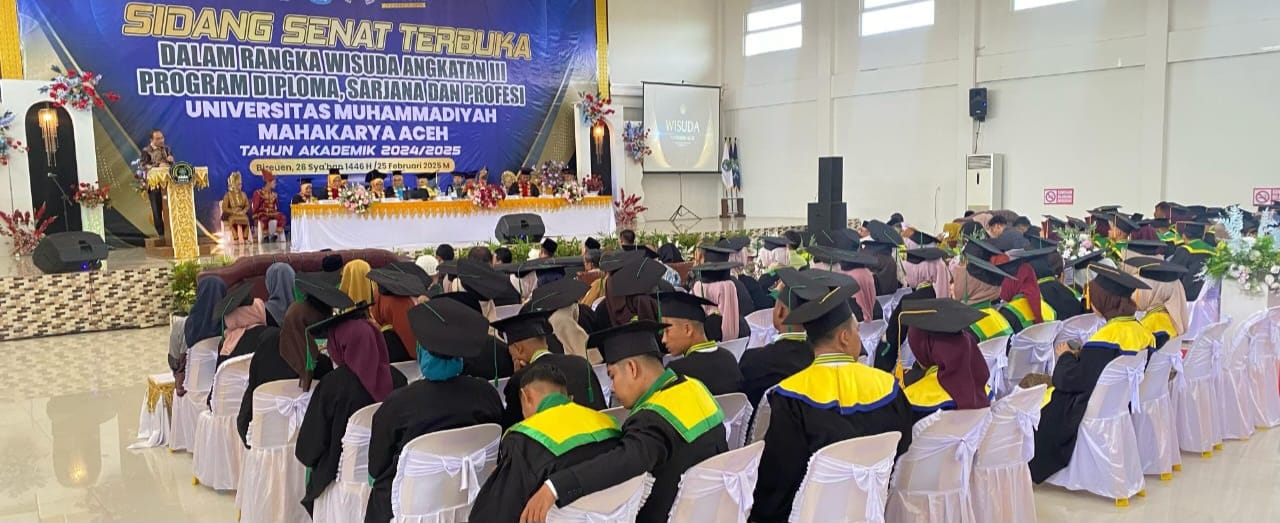 Universitas Muhammadiyah Mahakarya Aceh Wisuda 143 Lulusan