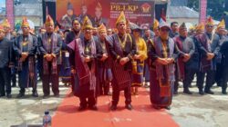 PELANTIKAN Pengurus Besar Lembaga Kebudayaan Pakpak Periode 2025 - 2030 di Gedung Nasional Djauli Manik, Selasa (25/2).Waspada/Kartolo Munte.