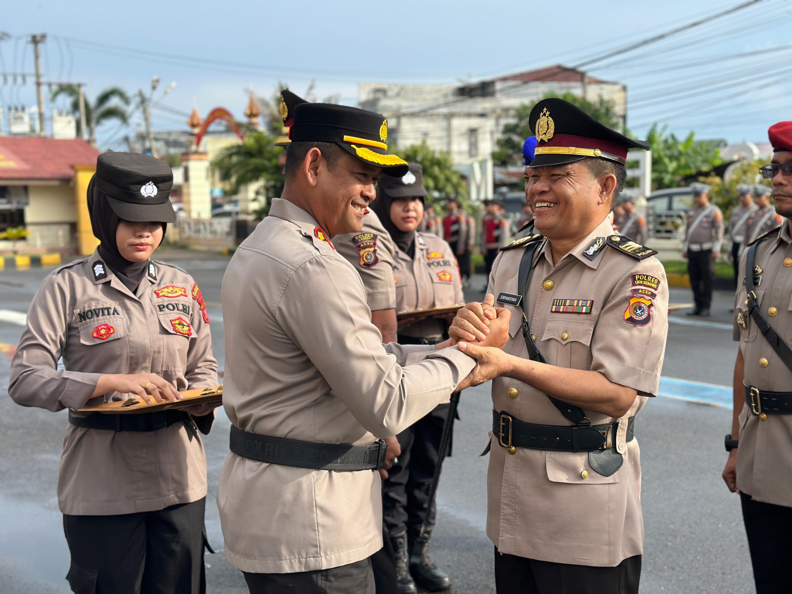 Jelang Ramadhan, Kapolres Lhokseumawe Rotasi Puluhan PJU, Kabag, Kasat Dan Kapolsek