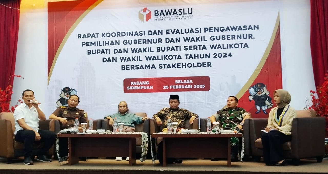 Bawaslu Sumut Gelar Rakor Dan Evaluasi Pengawasan Pilkada 2024 Di Padangsidimpuan