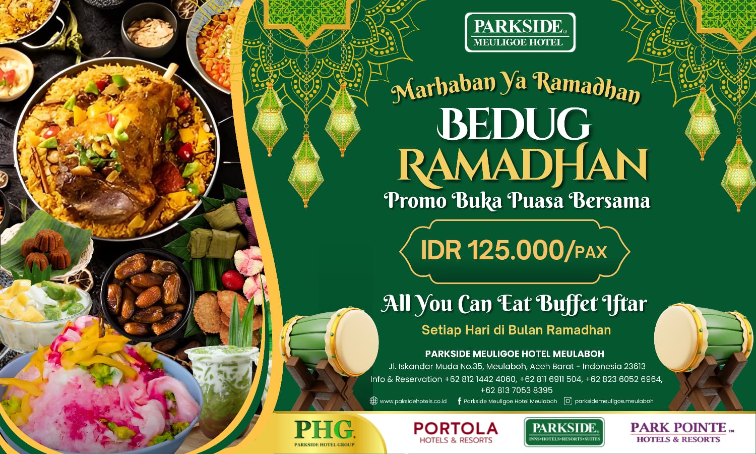 Pilihan Bukber Di Parkside Meuligoe Hotel Meulaboh, All You Can Eat Hanya 125 Ribu