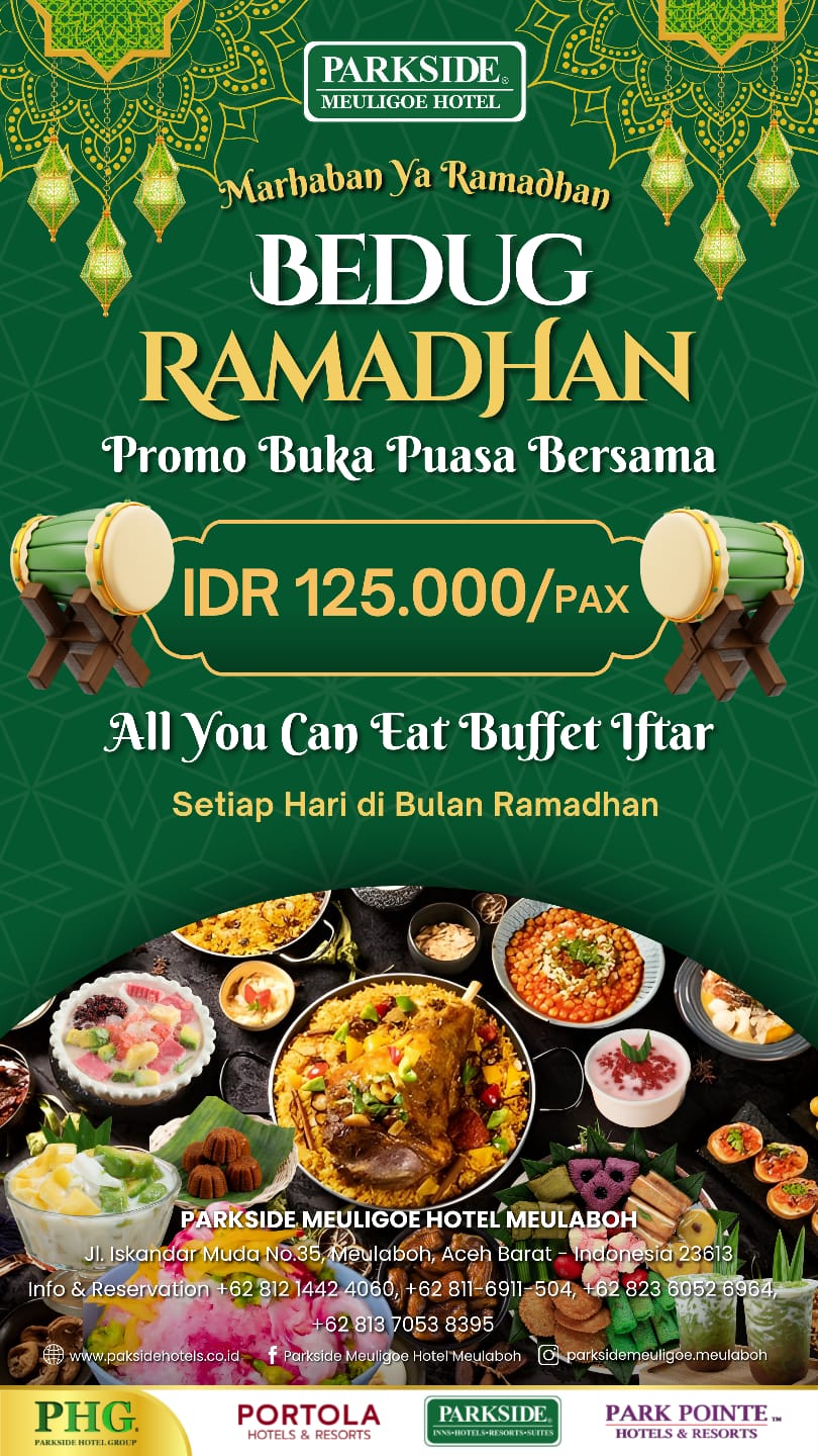 Pilihan Bukber Di Parkside Meuligoe Hotel Meulaboh, All You Can Eat Hanya 125 Ribu