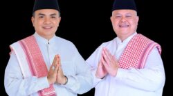 Bupati dan Wakil Bupati Agara, HM Salim Fakhry, SE, MM-dr Heri Al Hilal.Waspada/Seh Muhammad Amin