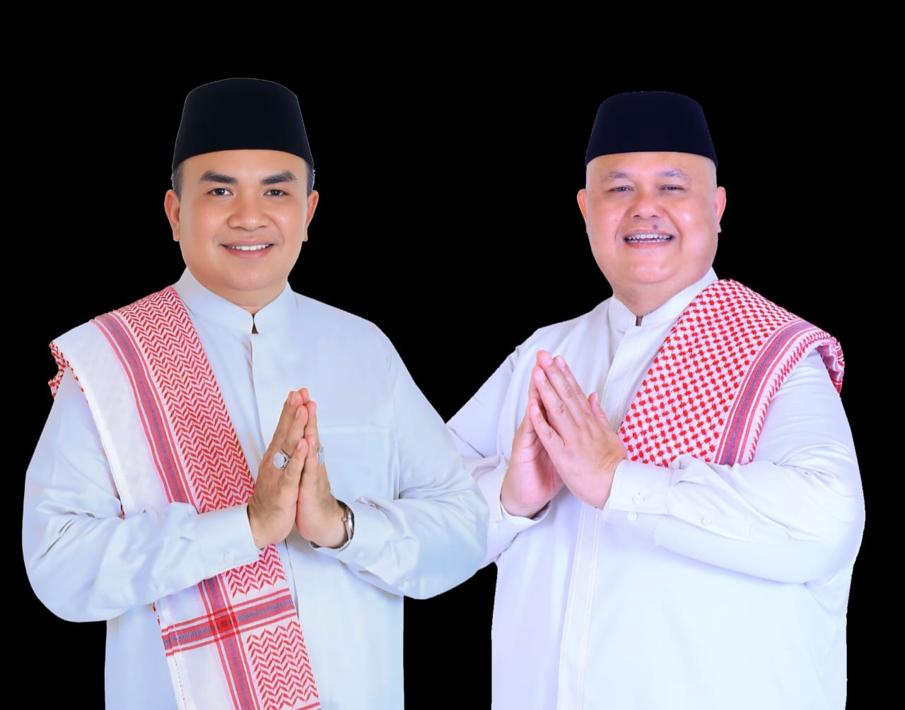 Bupati dan Wakil Bupati Agara, HM Salim Fakhry, SE, MM-dr Heri Al Hilal.Waspada/Seh Muhammad Amin