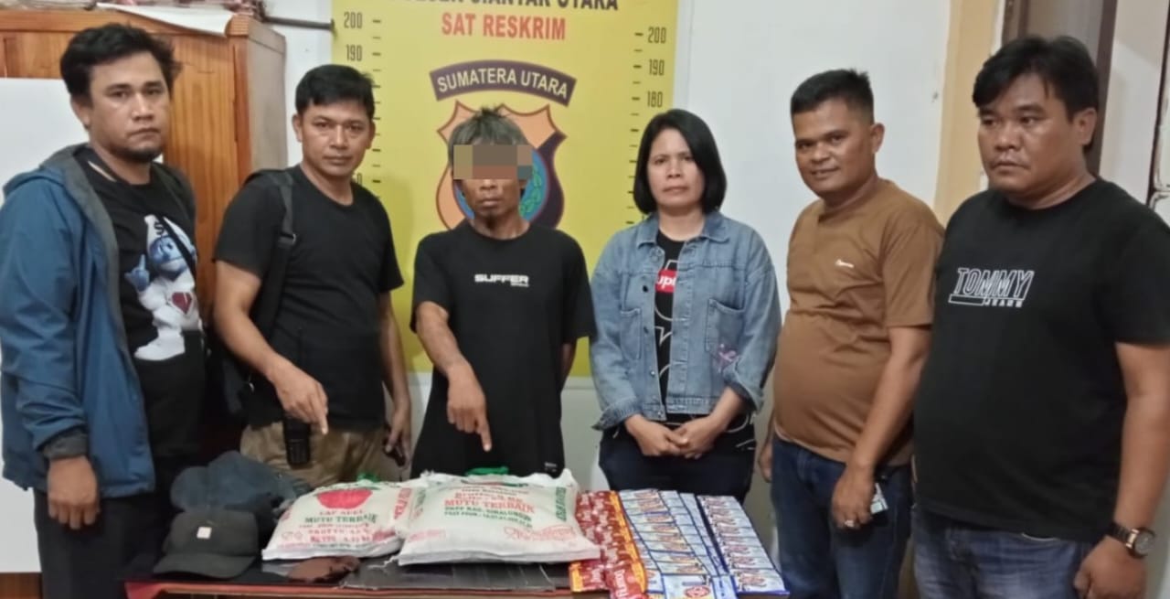 Polres P.Siantar Ringkus Pencuri Barang Dagangan