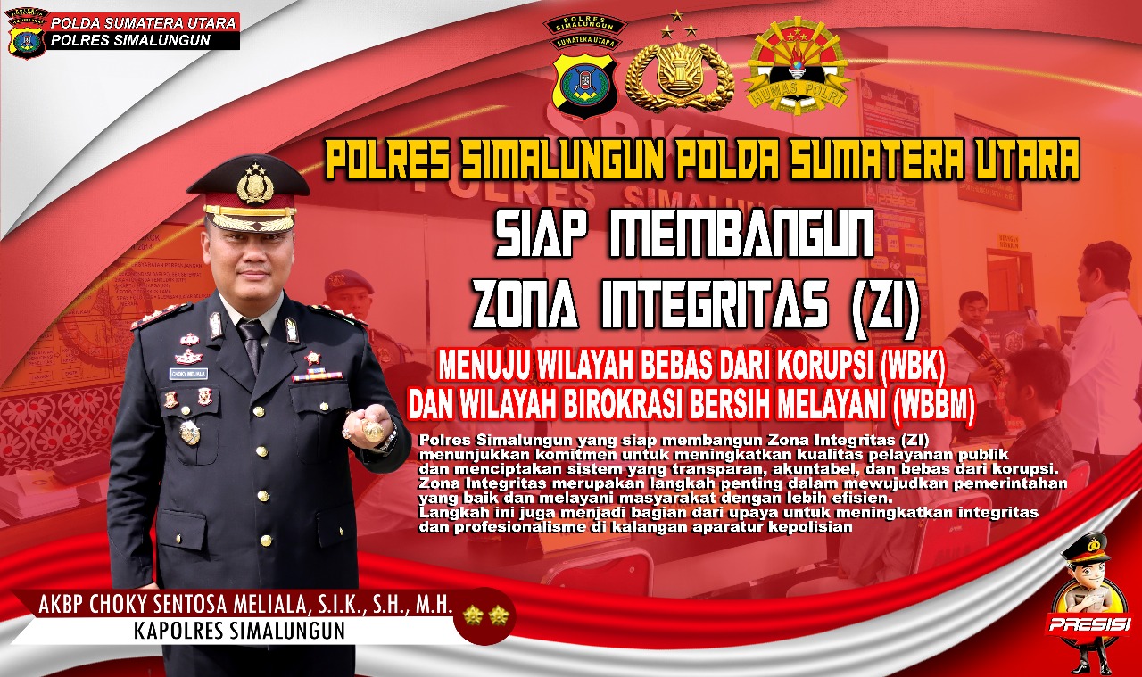 Polres Simalungun Bangun Zona Integritas Menuju WBK Dan Birokrasi Bersih Melayani