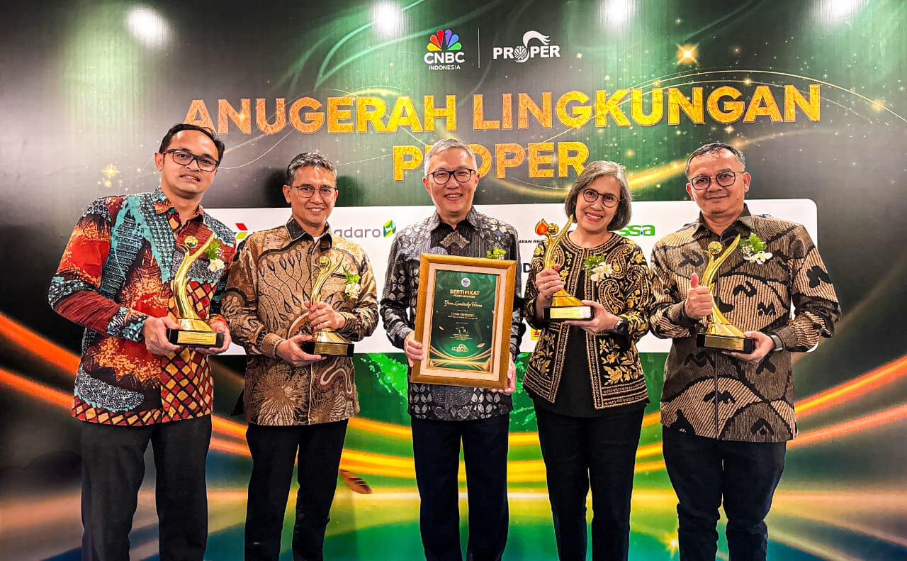 ANJ Raih 4 Proper Emas Dan 1 Green Leadership Utama Dari KLH 