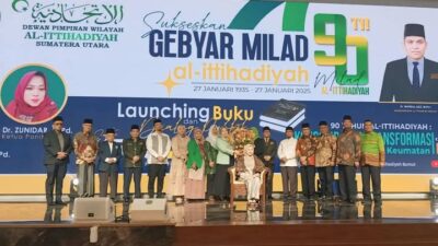 DPW Al-Ittihadiyah Sumut Gelar Milad Ke-90 Di Aula Raja Inal Siregar Kantor Gubernur