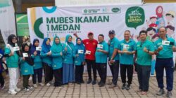 Jelang Mubes, Ikaman 1 Medan Fun Walk Dan Satuni Anak Yatim